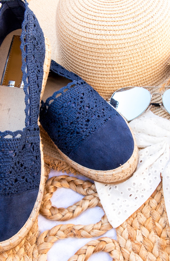 Espadrilles Kant Marineblauw – shoparchief