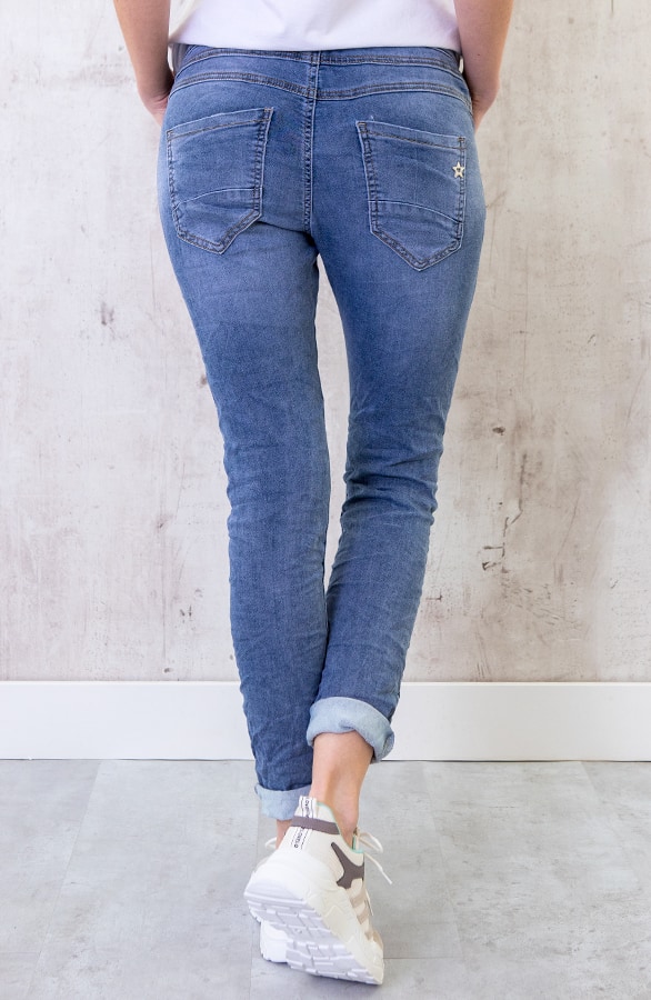 Jogging Spijkerbroek Blauw – shoparchief, foto 3