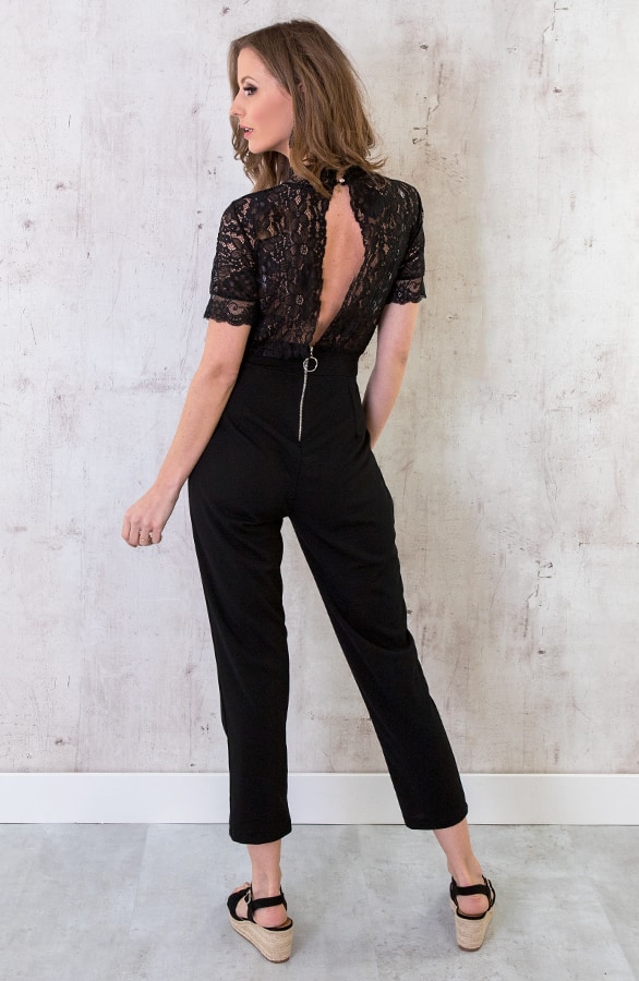 Jumpsuit Kant Deluxe Zwart – shoparchief, foto 4