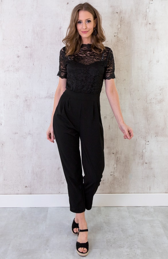 Jumpsuit Kant Deluxe Zwart – shoparchief, foto 3