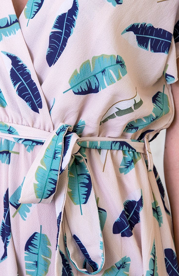 MIdi Veren Jurk Beige – shoparchief, foto 6