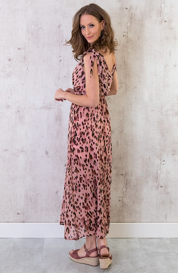 Maxi Panter Jurk Roze – shoparchief, foto 3