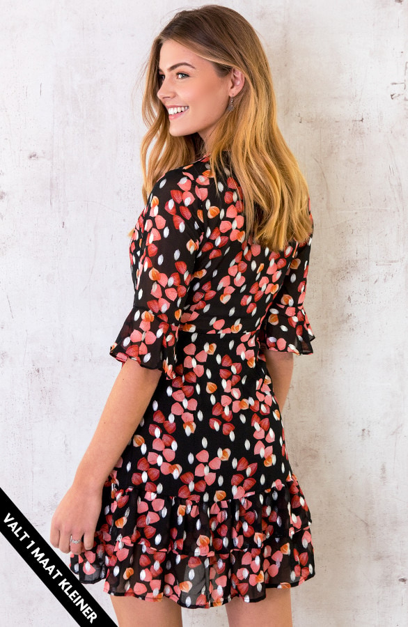 Overslag Ruches Jurk Dames – shoparchief