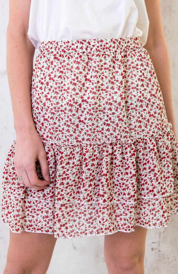 Rozen Laagjes Rok Creme – shoparchief