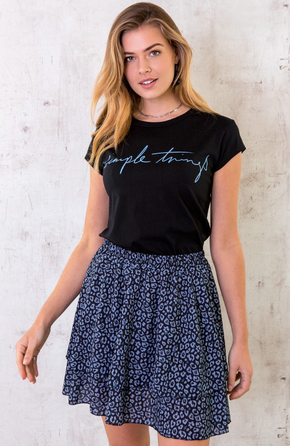 Simple Things Top Zwart Blauw – shoparchief, foto 7