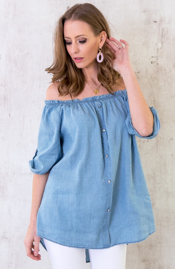 Spijker Top Denim – shoparchief