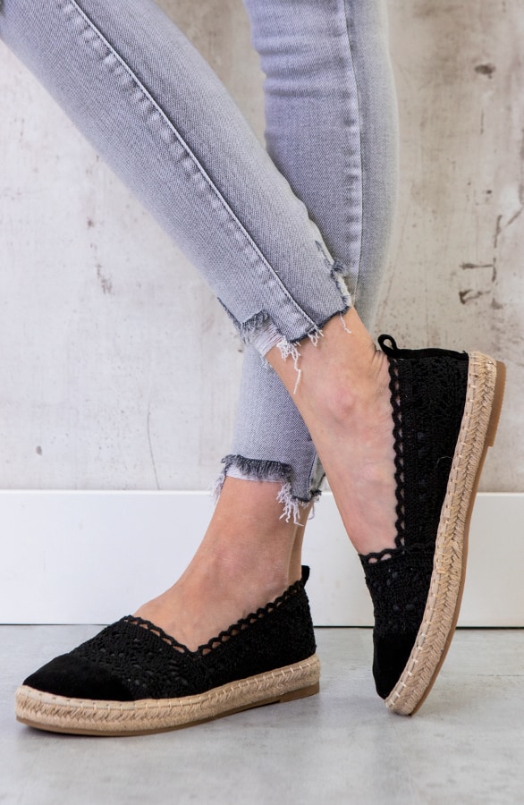 Espadrilles Kant Zwart – shoparchief, foto 2