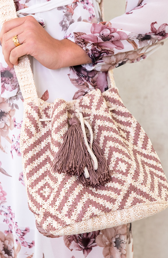 Mochila Aztec Tas oud Roze – shoparchief