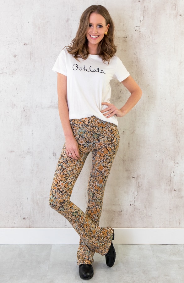 Oohlala Top Wit Zwart – shoparchief