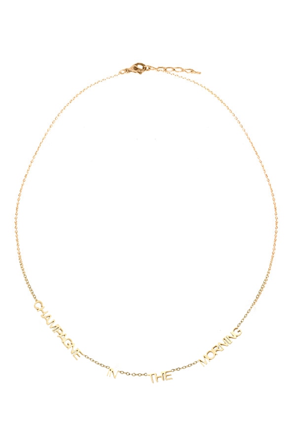 Quote Ketting Champagne Goud – shoparchief
