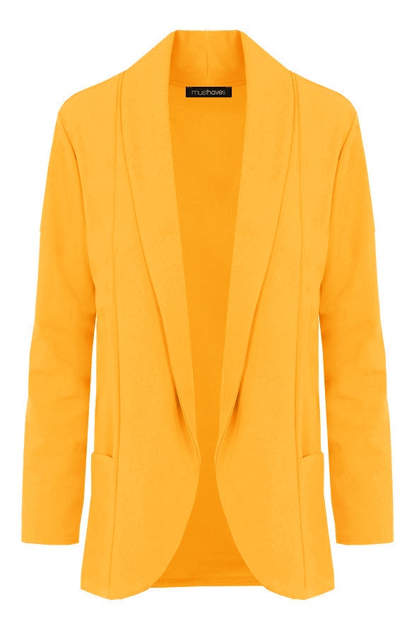 Basic Blazer Okergeel – shoparchief