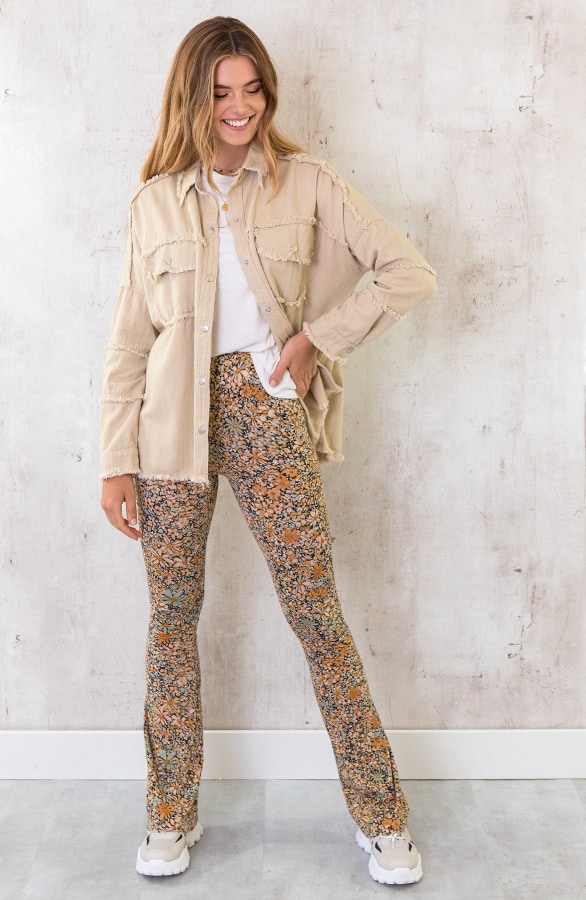 Ibiza Tassel Jacket Oversized Beige – shoparchief, foto 14