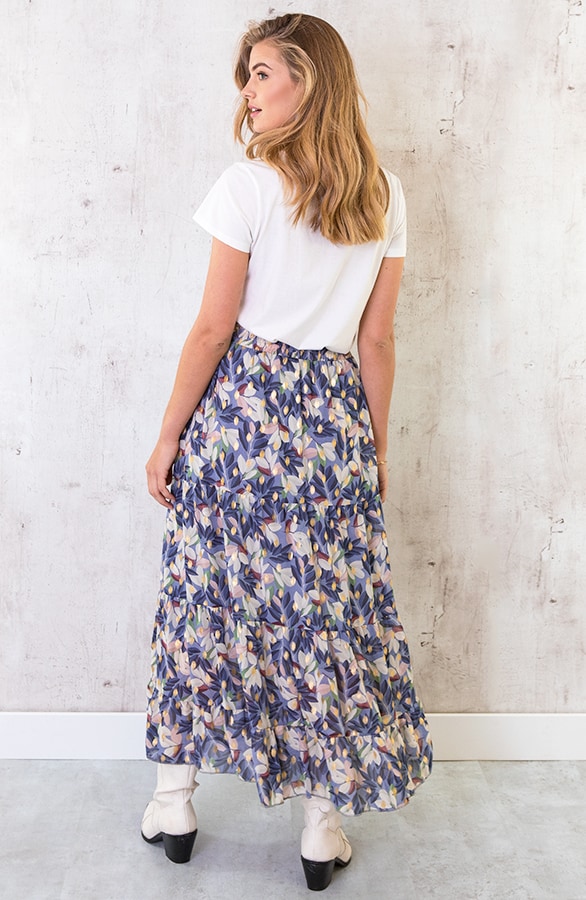 Midi Rok Met Bladeren – shoparchief, foto 6