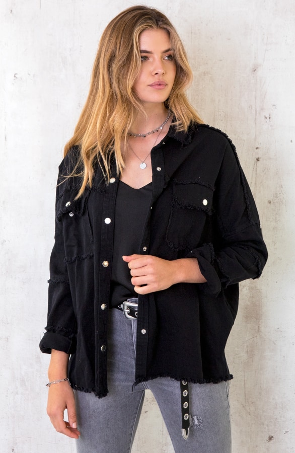 Rock N Roll Jacket Zwart – shoparchief, foto 2