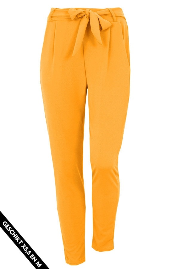 Strik Broek Basic Okergeel – shoparchief