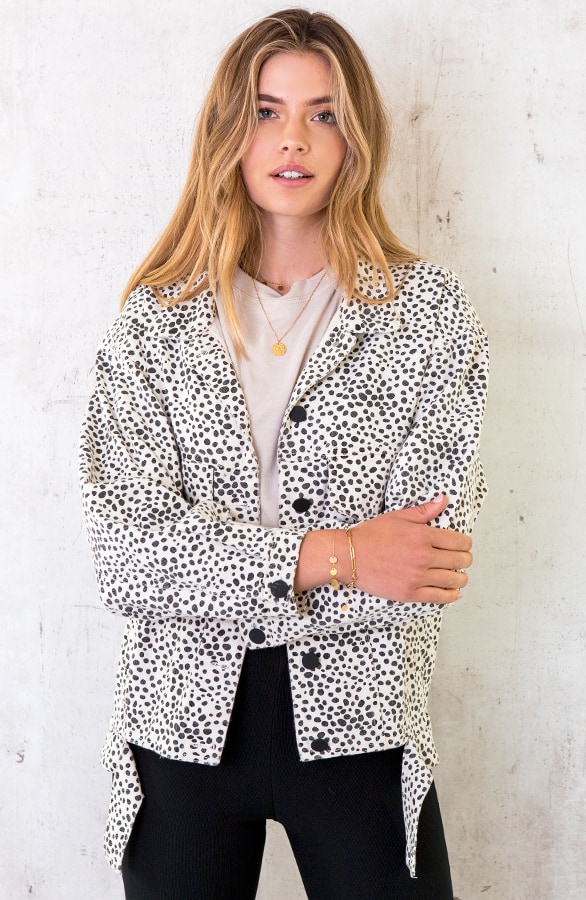 Cheetah Spijkerjas Beige – shoparchief