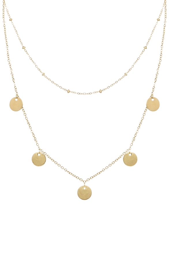 Coins Ketting Dames Goud – shoparchief