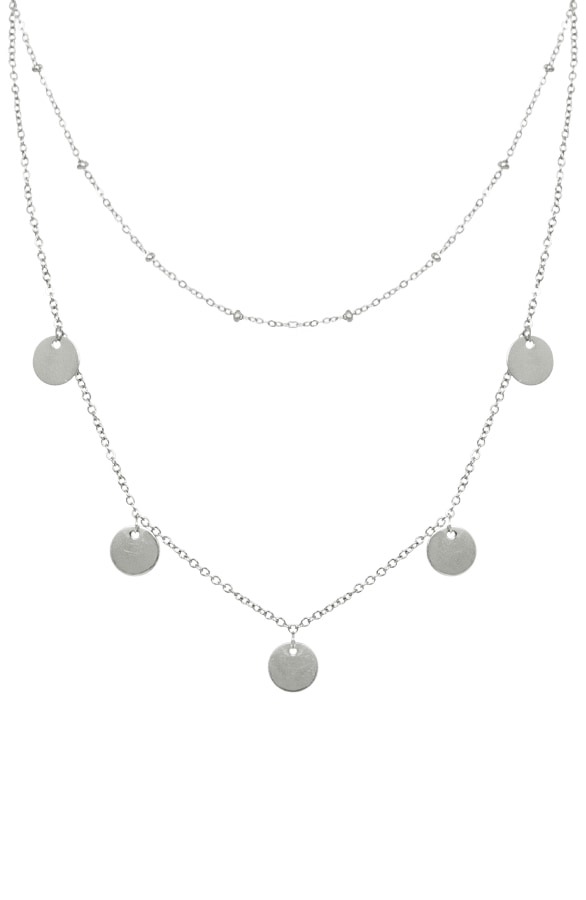 Coins Ketting Dames Zilver – shoparchief