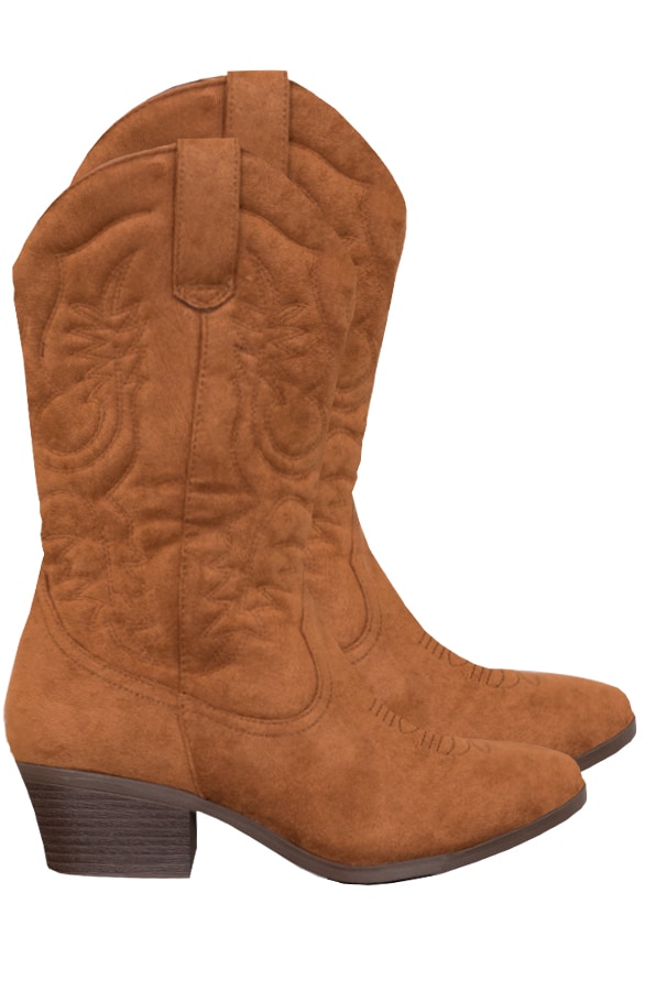 Cowboystiefel Suede Camel, Shoparchiv