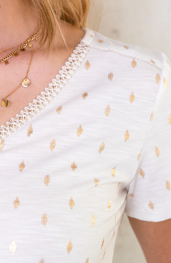 Golden Leaves Top Wit – shoparchief, foto 5