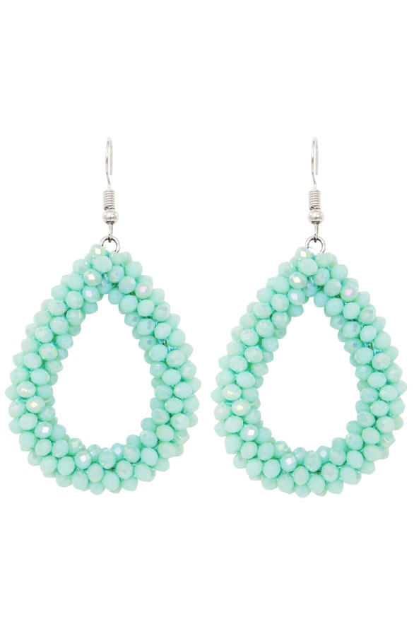Oval Mint Oorbellen – shoparchief