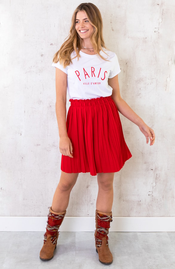 Paris Ville D Amour Top Rood – shoparchief, foto 3