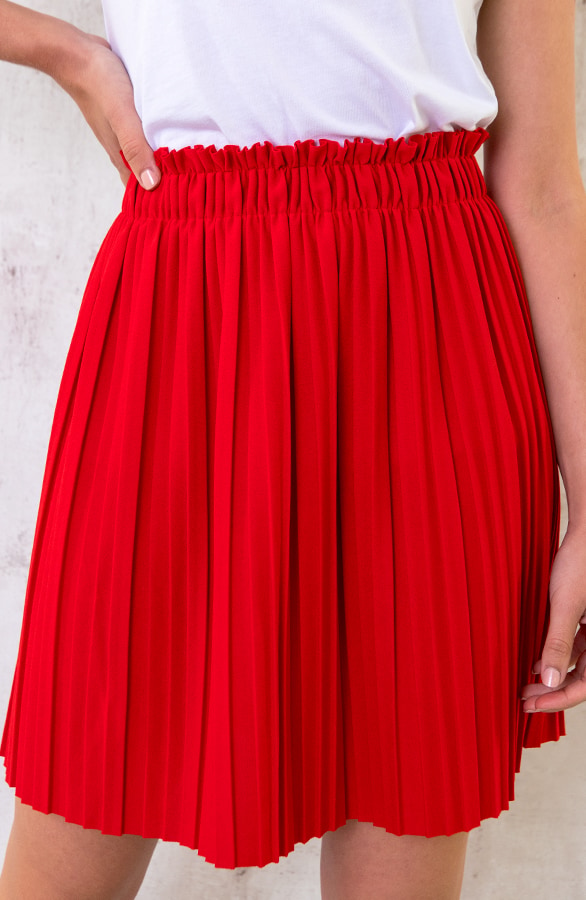Plisse Rok Rood – shoparchief, foto 2
