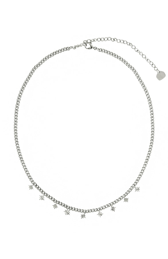 Sterren Ketting Dames Zilver – shoparchief