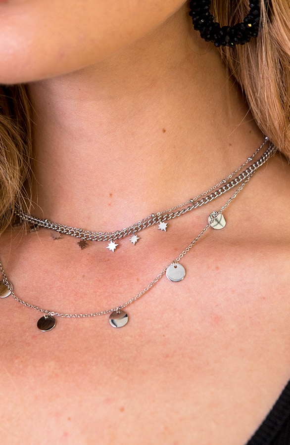 Sterren Ketting Dames Zilver – shoparchief, foto 2