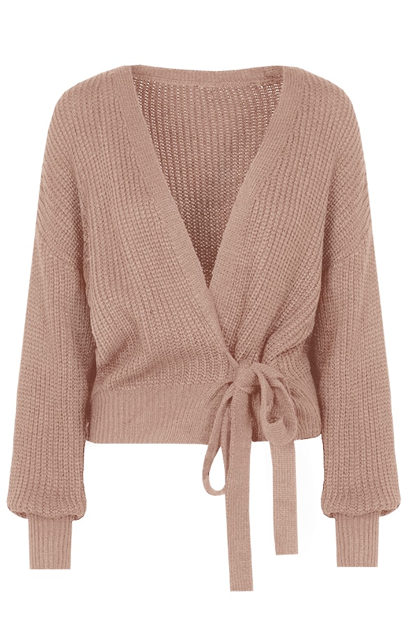 Strik Vest Gebreid Taupe – shoparchief