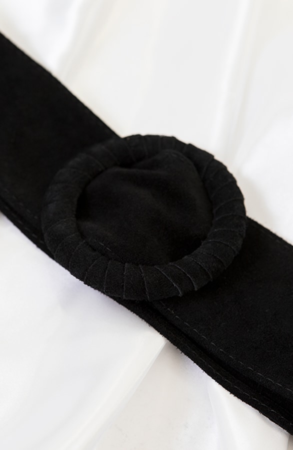 Suede Riem Zwart – shoparchief, foto 2