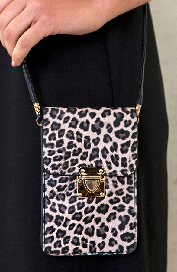 Telefoontasje Panter Beige – shoparchief