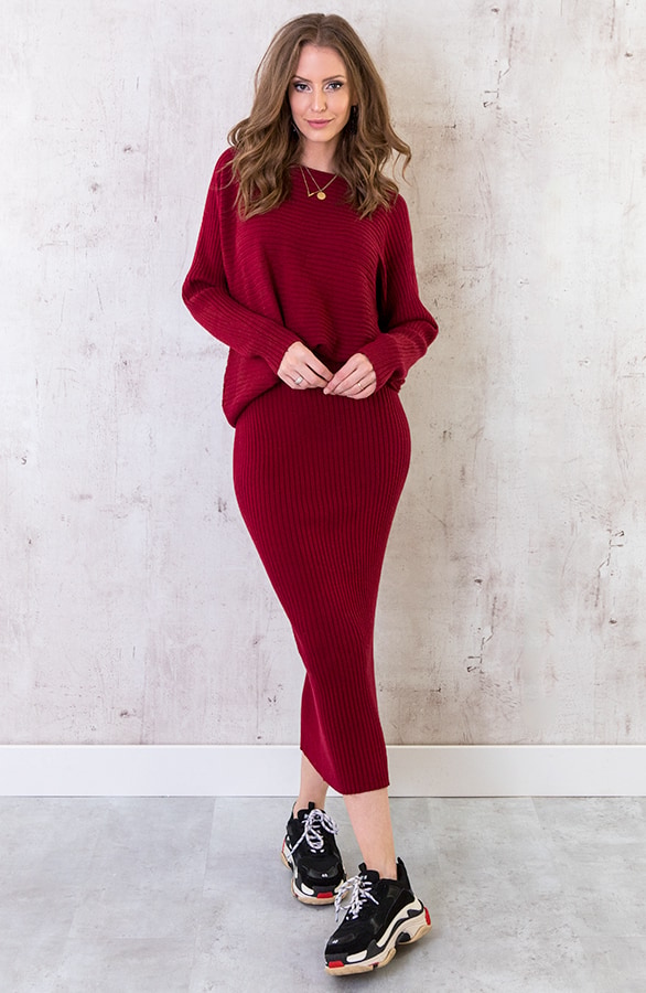 Trui Twinset Bordeaux – shoparchief, foto 7