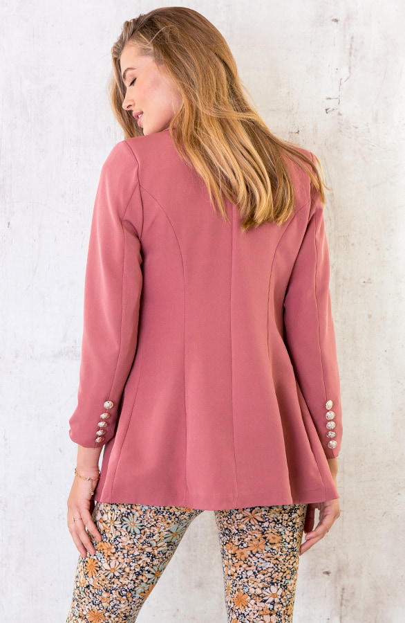 Button Blazer Dames Dust – shoparchief, foto 3