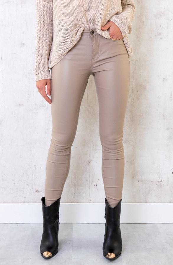 Coating Jeans Dark Beige – shoparchief