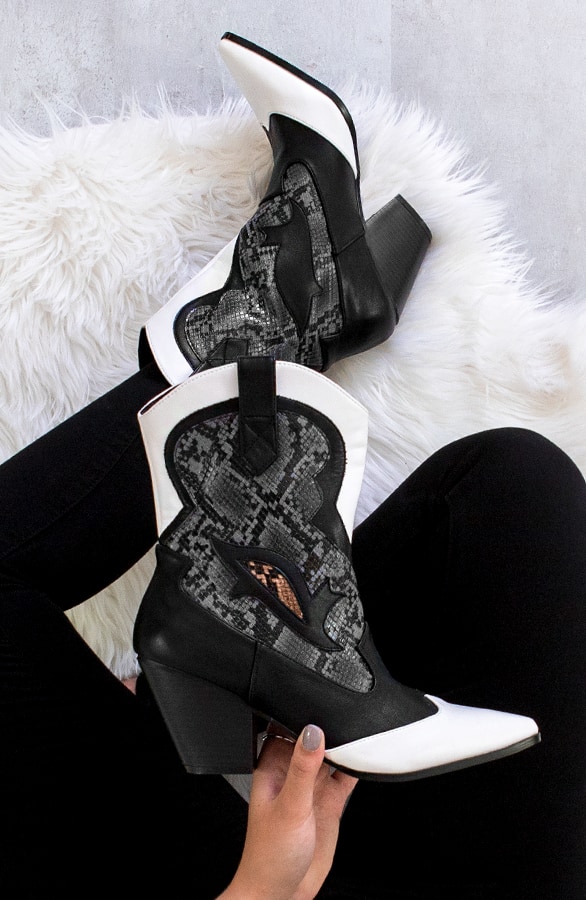 Cowboylaarzen Leer Snake – shoparchief