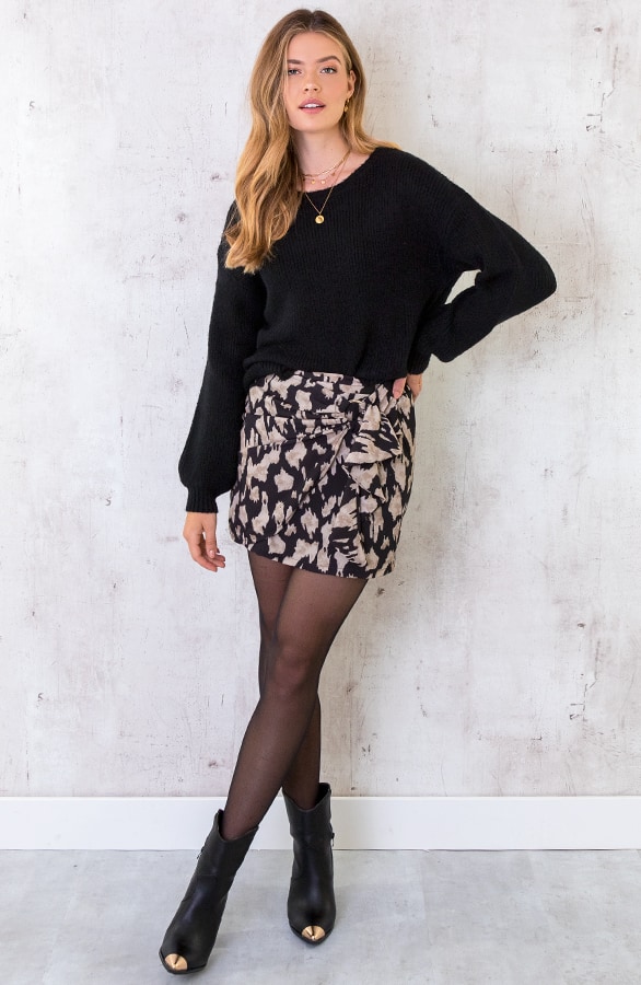 Trui Gebreid Dames Zwart – shoparchief, foto 6