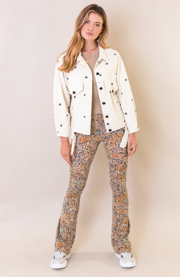 Sterren Spijkerjas Beige – shoparchief, foto 2