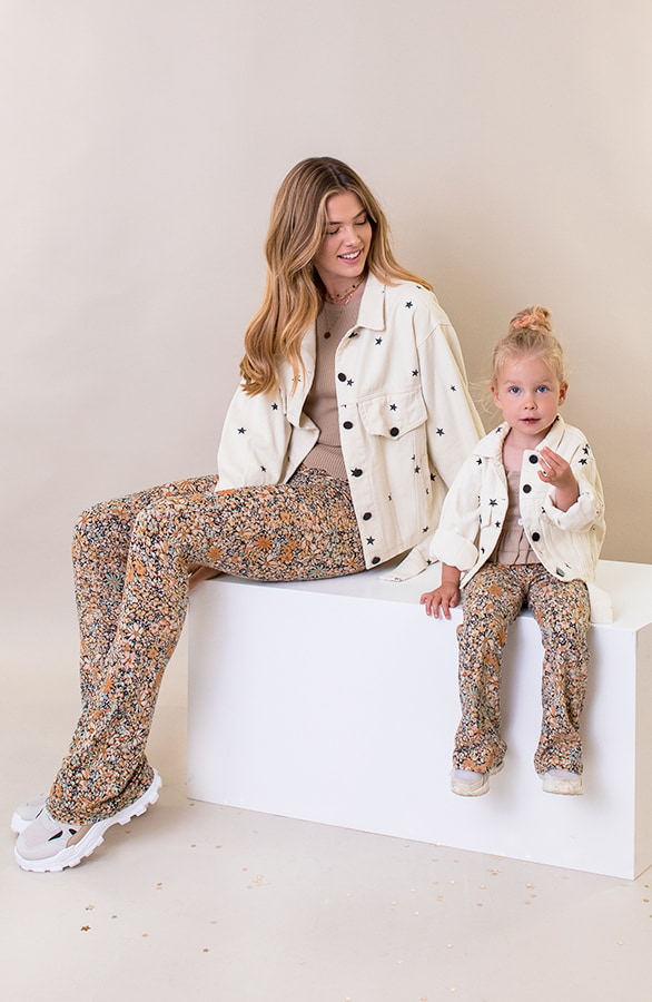 Sterren Spijkerjasje Kids Beige – shoparchief