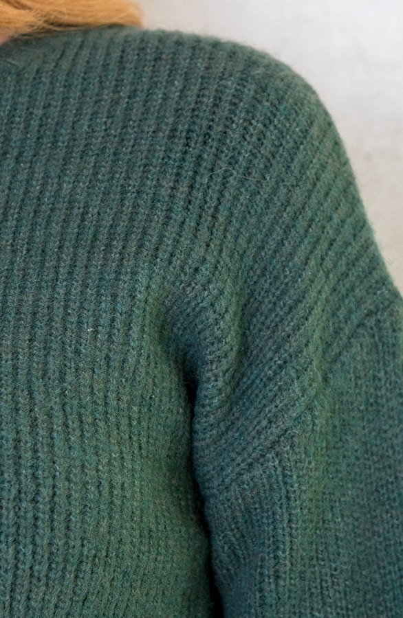 Trui Gebreid Dames Groen – shoparchief, foto 4