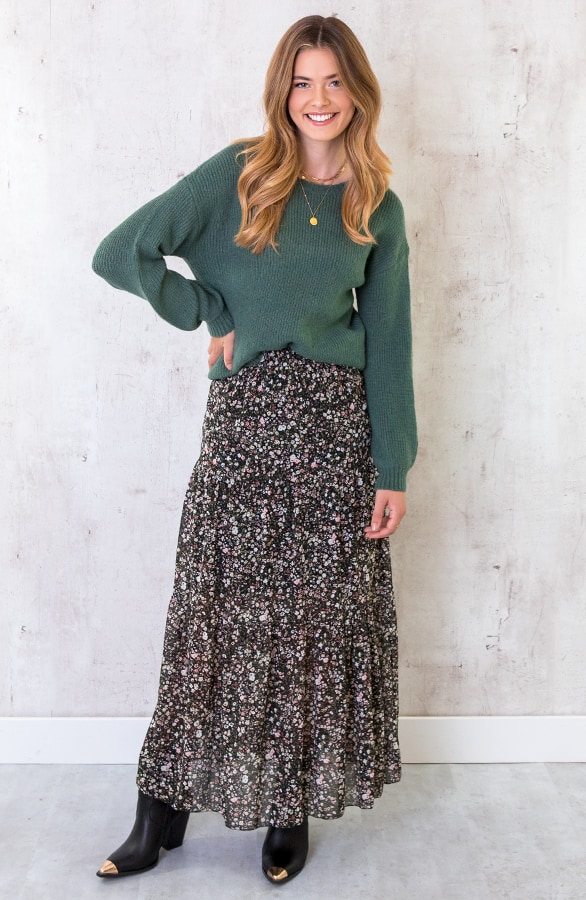 Trui Gebreid Dames Groen – shoparchief, foto 2