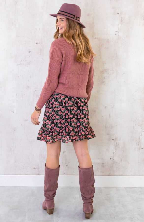 Bloemen Ruches Rok Dames – shoparchief, foto 4