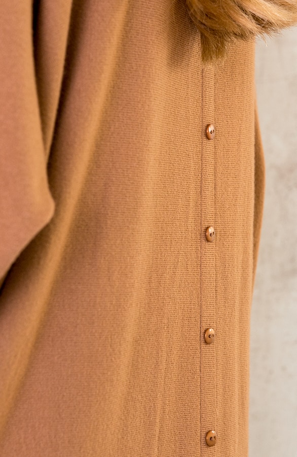 Comfy Trui Lang Camel – shoparchief, foto 4