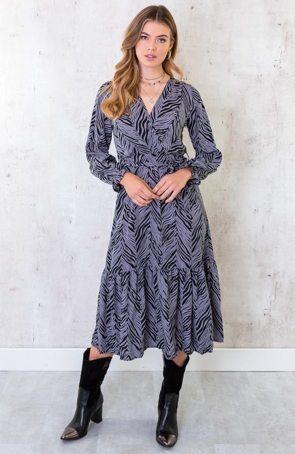 Maxi Jurk Zebraprint – shoparchief
