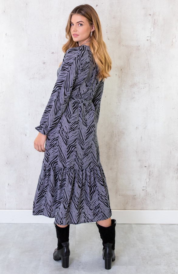 Maxi Jurk Zebraprint – shoparchief, foto 3