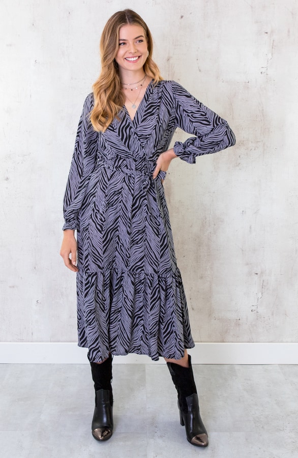 Maxi Jurk Zebraprint – shoparchief, foto 6