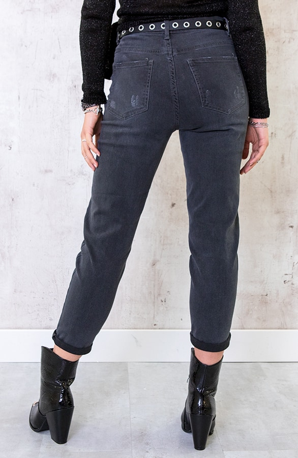 Mom Fit Jeans Dunkelgrau, Shoparchiv, Foto 2