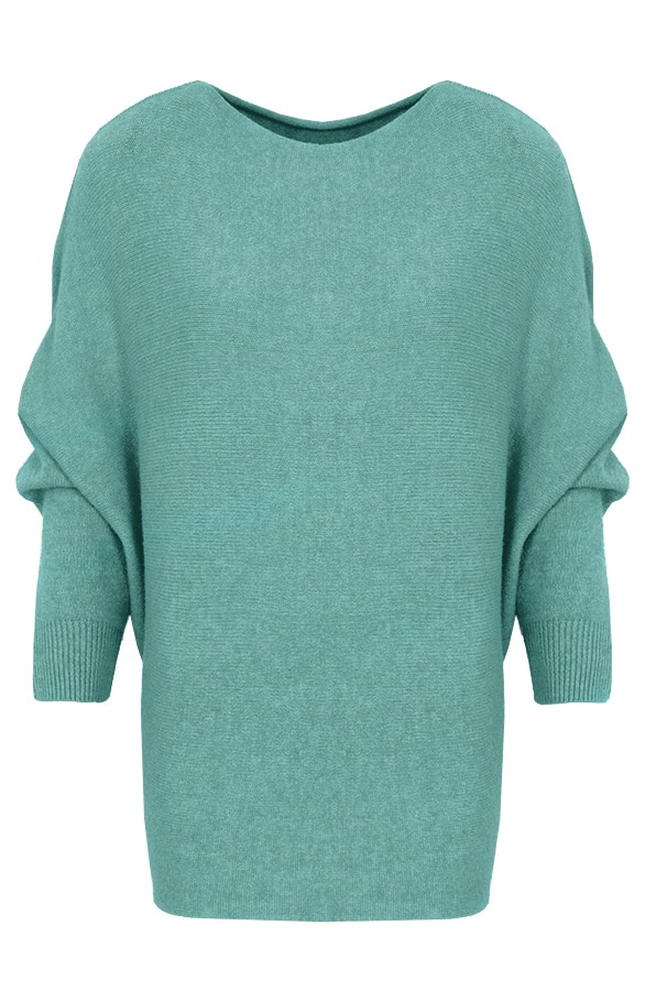 Oversized Soft Trui Dust Mint – shoparchief, foto 6