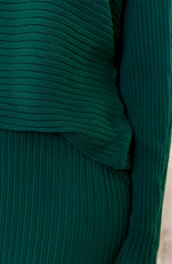 Rok Twinset Smaragdgroen – shoparchief, foto 4