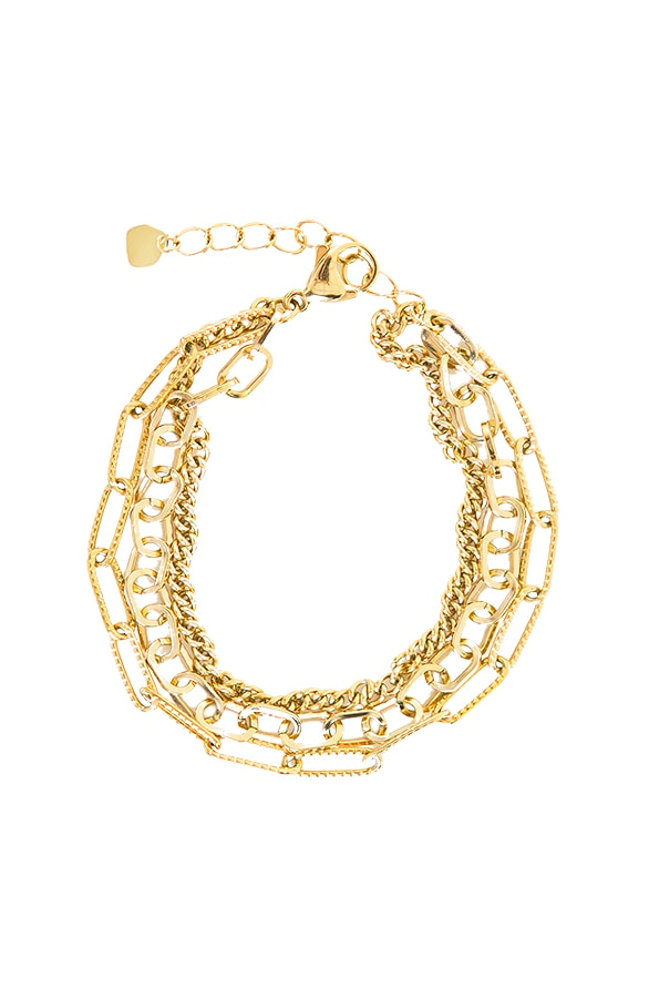 Schakelarmband Deluxe Goud – shoparchief